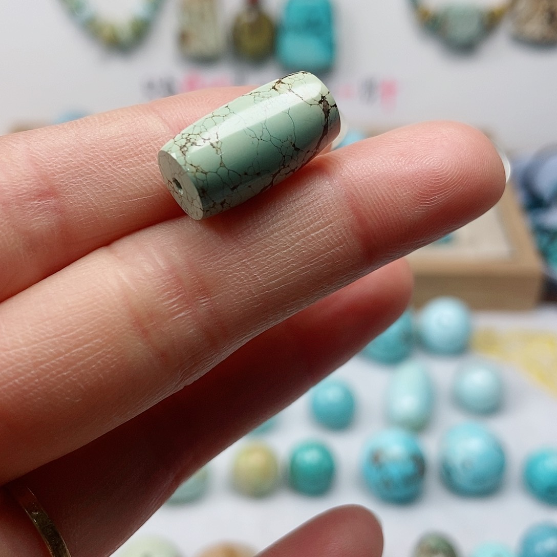 绿松石珠宝半成品未镶嵌
