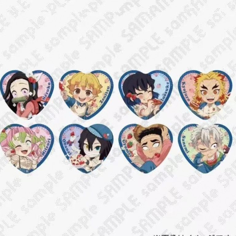 【鬼灭之刃】沪版  草莓节限定吧唧 盲盒 未成年禁止下单