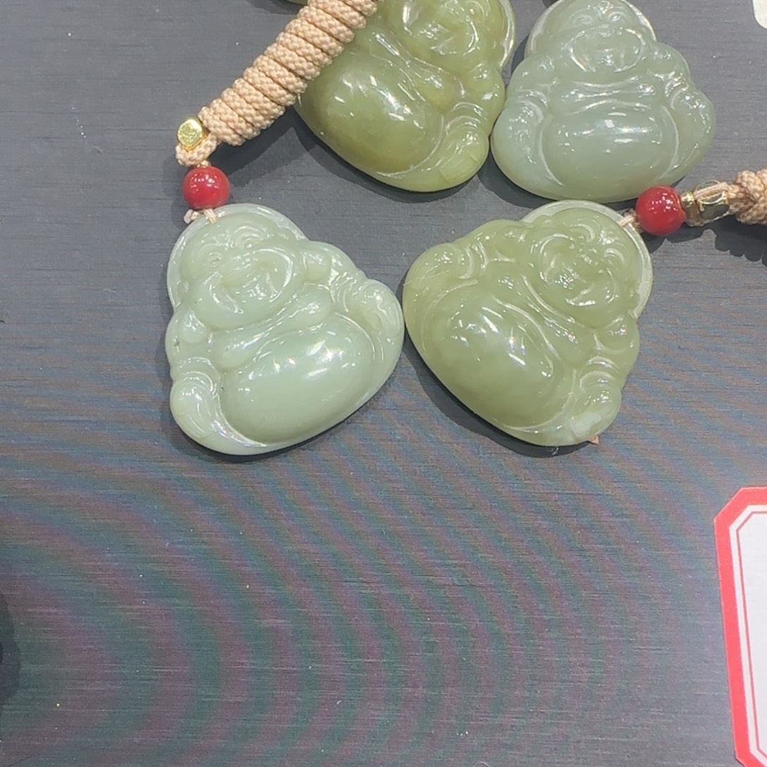 和田玉（糖玉）未镶嵌颈饰佛公30mm