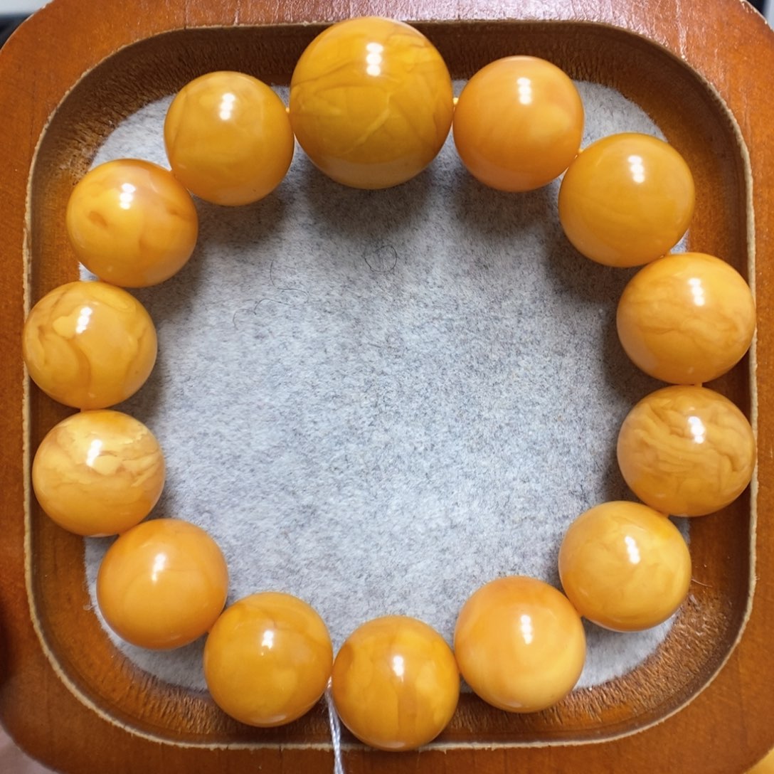 蜜蜡手串未镶嵌蜜蜡手串