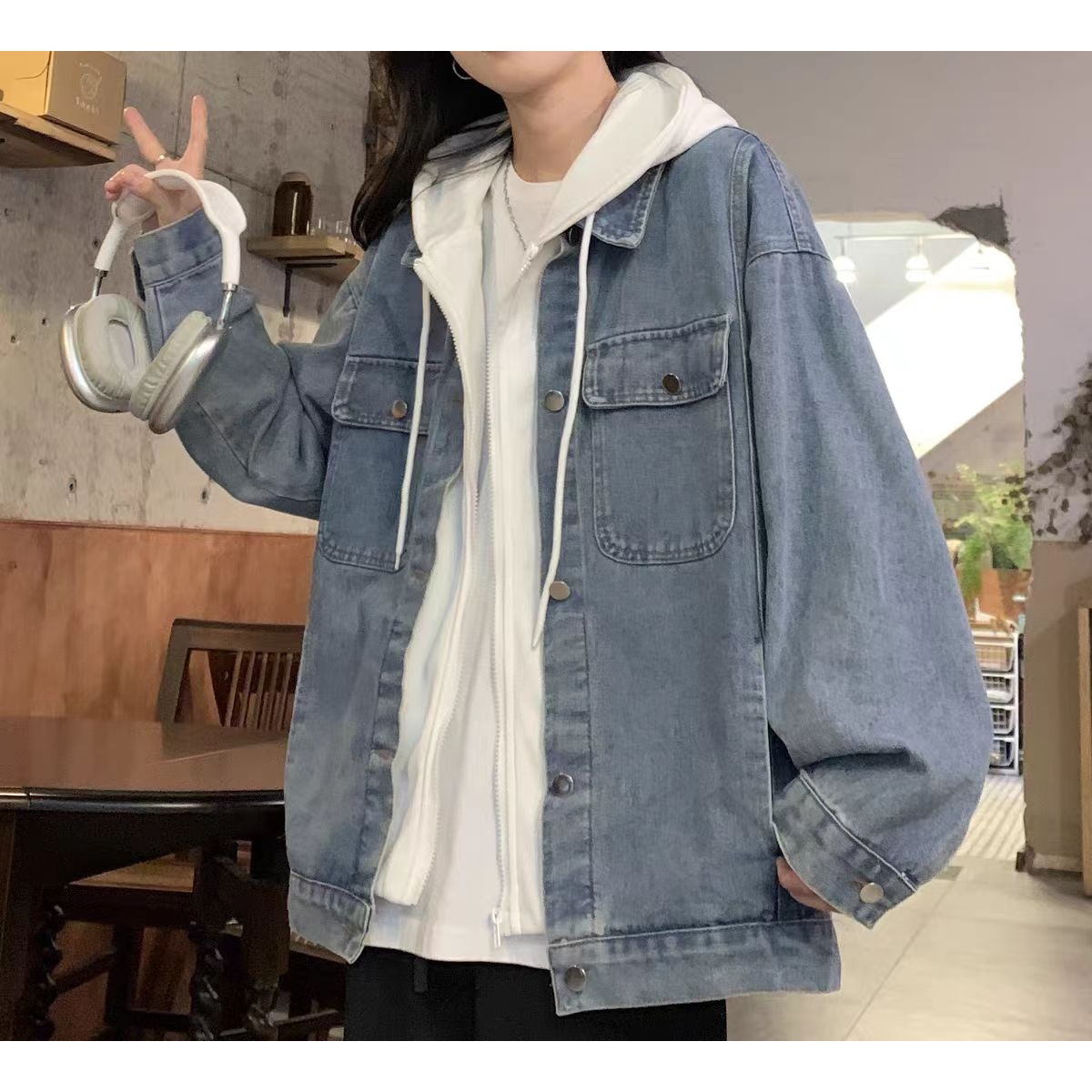 【D371-D380】春秋冬季女装百搭时尚气质短款韩版加厚显瘦