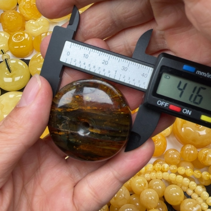 裸石蜜蜡未镶嵌蜜蜡扣