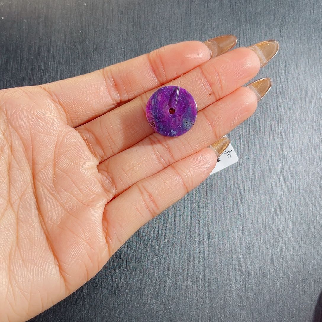 苏纪石（舒俱来）平安扣未镶嵌月*