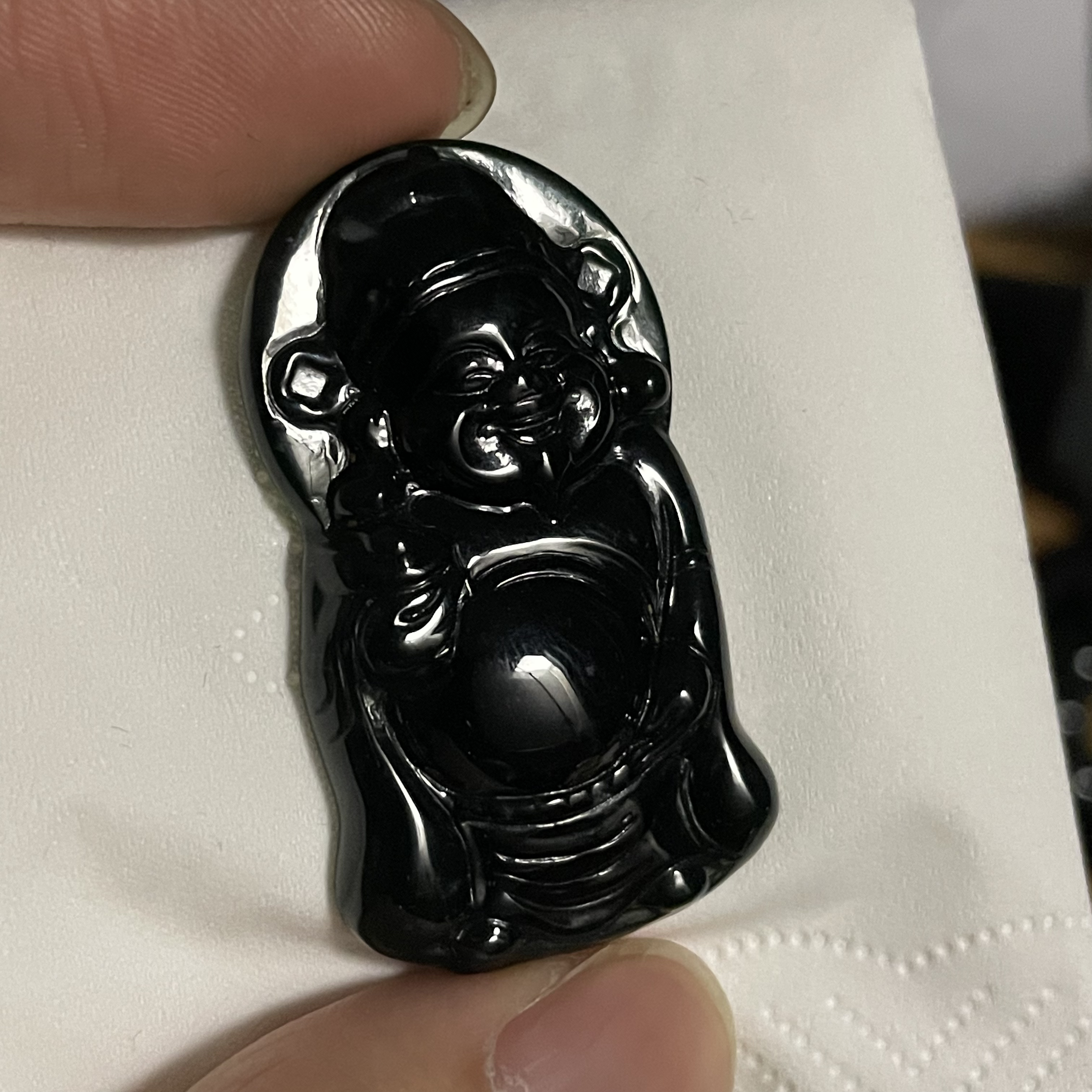 天然翡翠a货 财神爷h