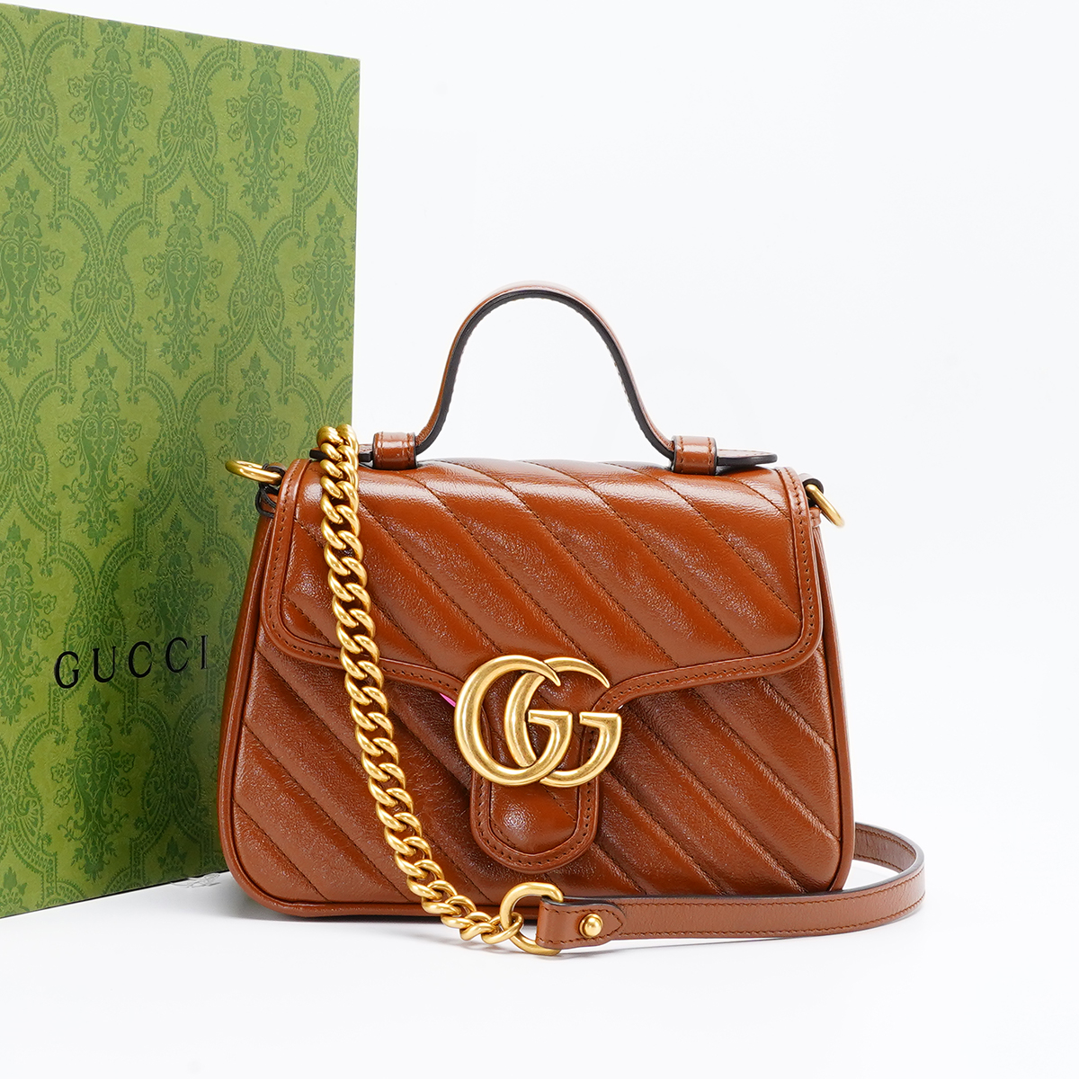 95新 GUCCI/古驰 马蒙手提小号/BG22005016
