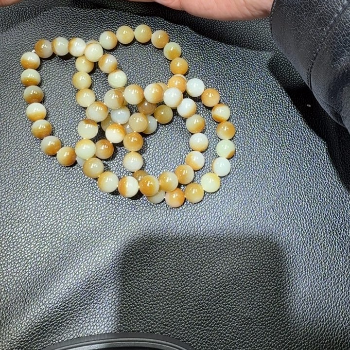 和田玉未镶嵌手链颜色多样性发货拍一发一