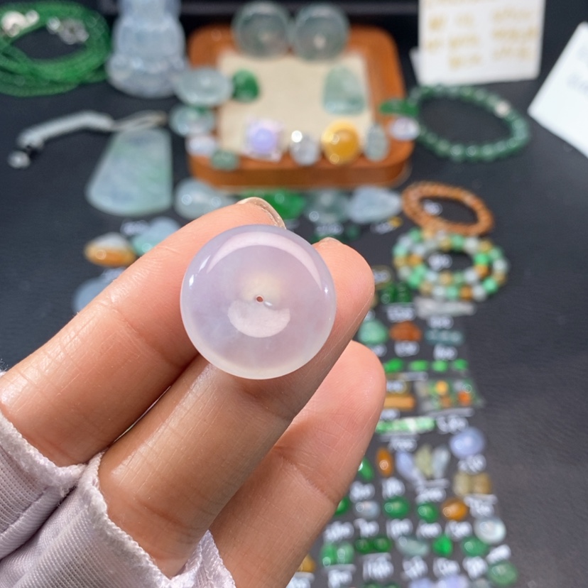 【闪购商品】翡翠挂件未镶嵌扣子