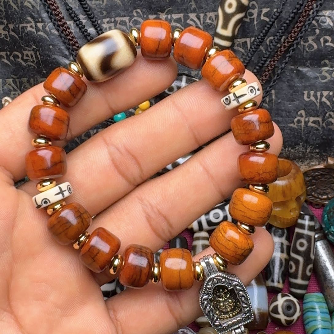 金刚菩提手串牦牛骨