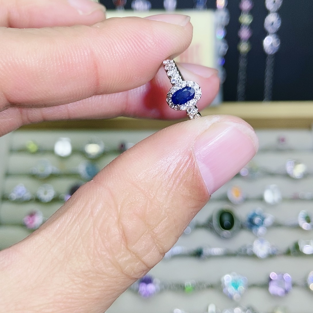 【闪购商品】戒指蓝宝石未镶嵌