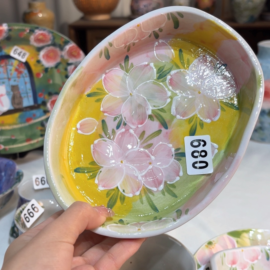 景德镇手绘高温釉下彩陶瓷茶具