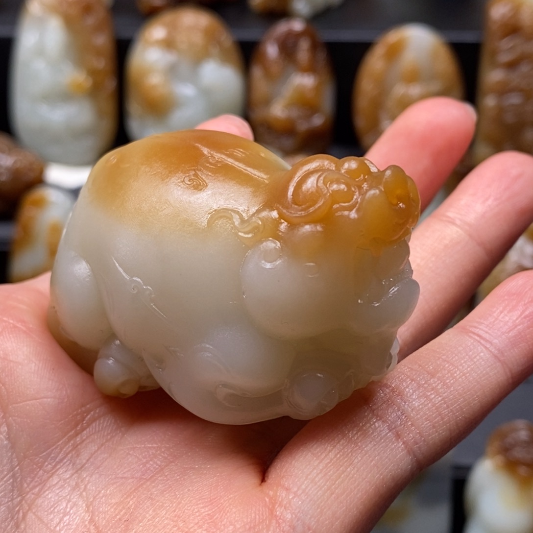 和田玉吊坠(不含链)未镶嵌