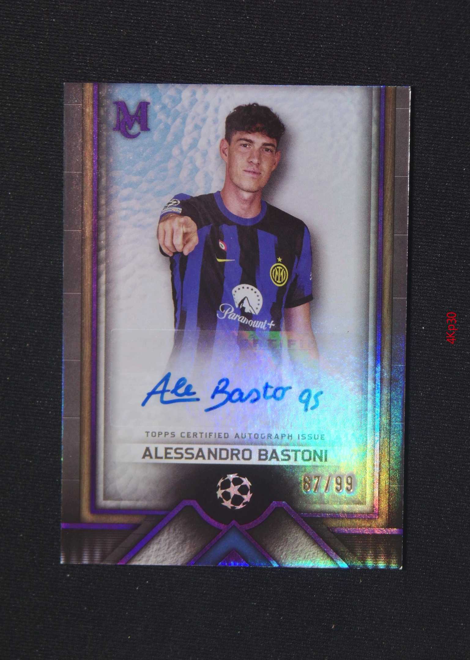 【直播开价】巴斯托尼 签字 99编 球星卡包邮