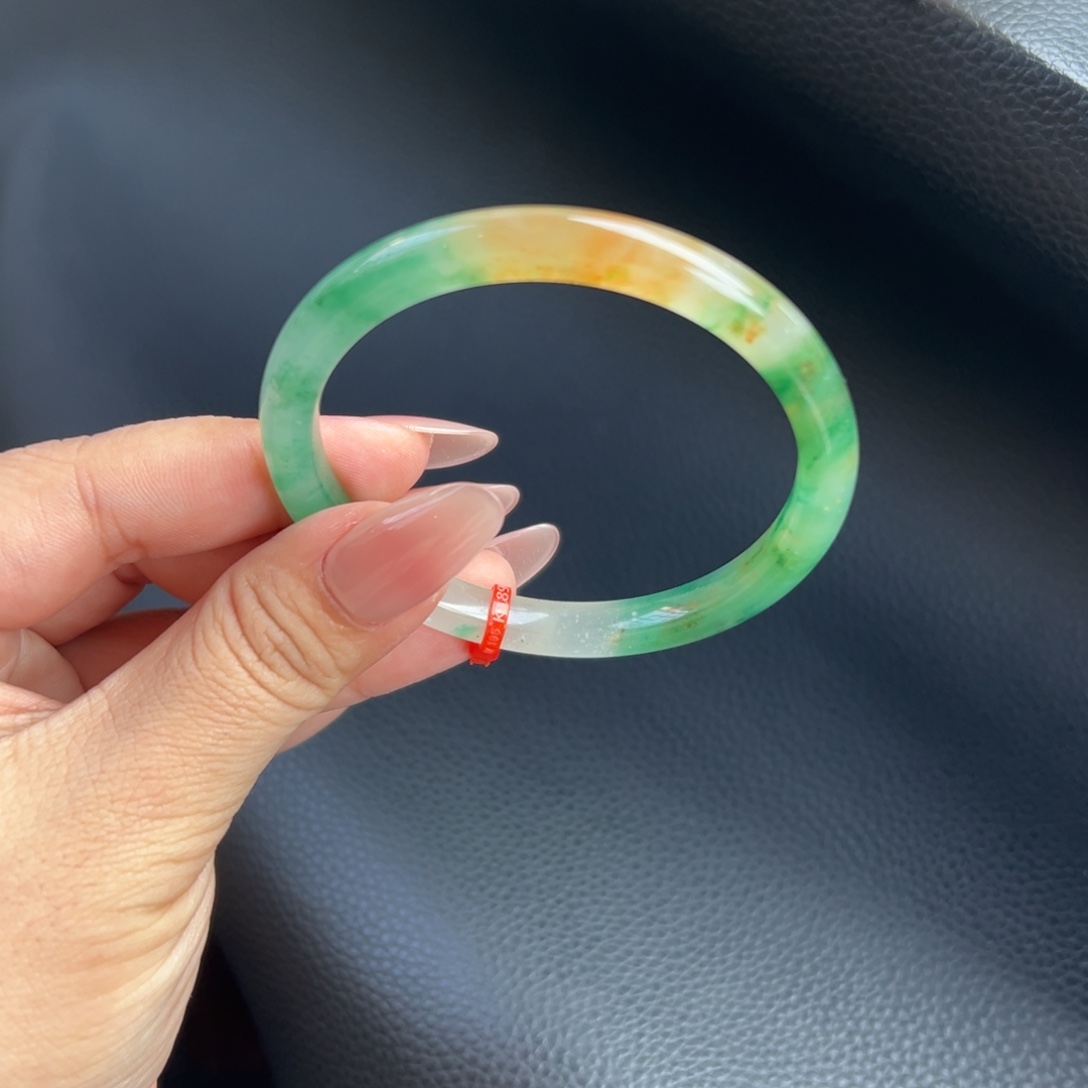 石英质玉未镶嵌手镯55.5