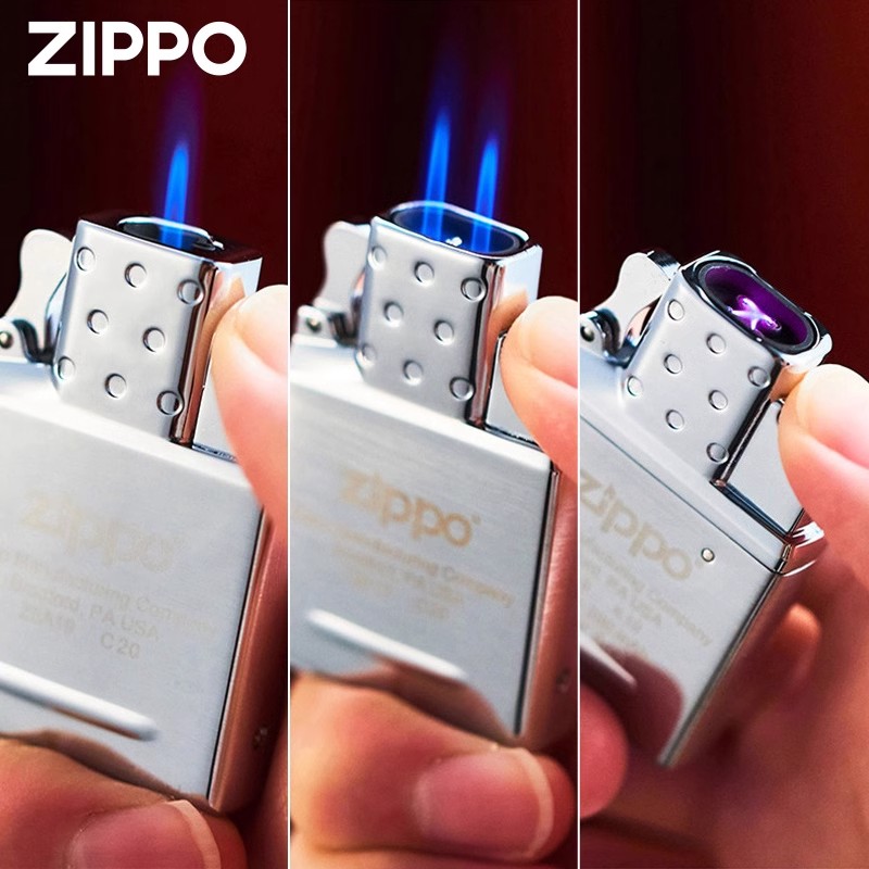 Zippo打火机配件内胆气体电弧电子充电之宝通用常规原装进口PJ