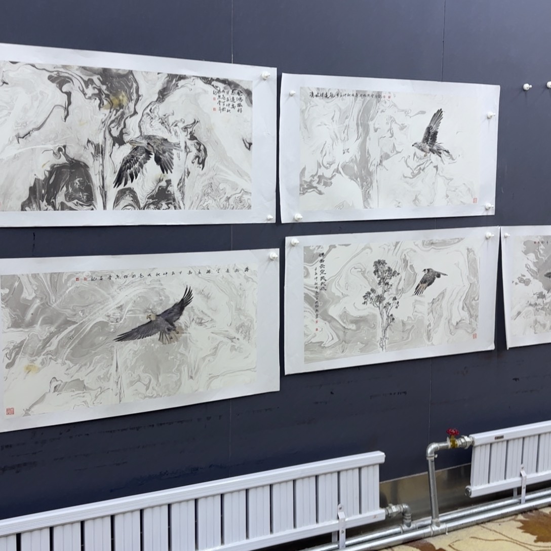 国画柳*风打包价路成亮山水赵