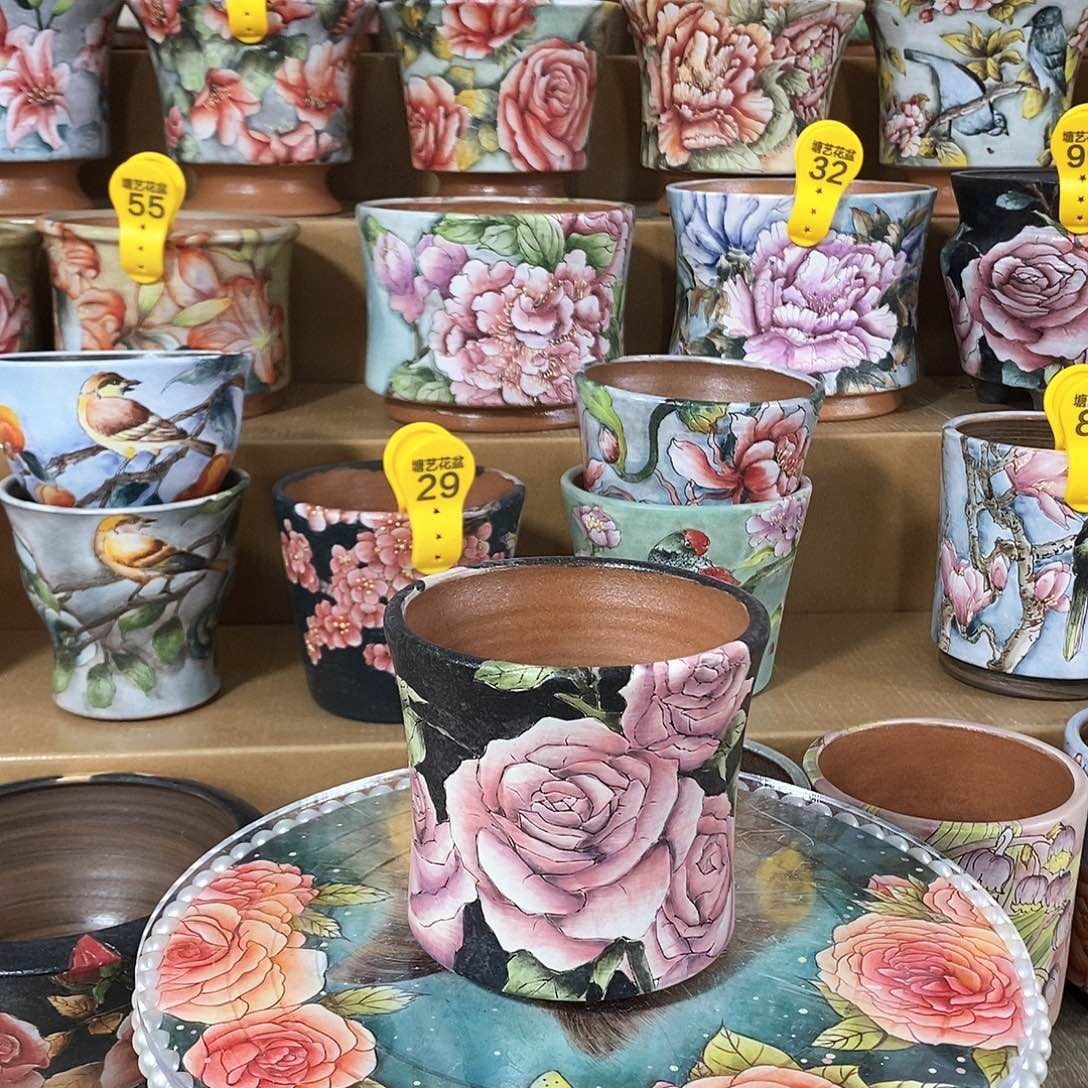 景德镇精品瑶晨花盆9.5/9.5