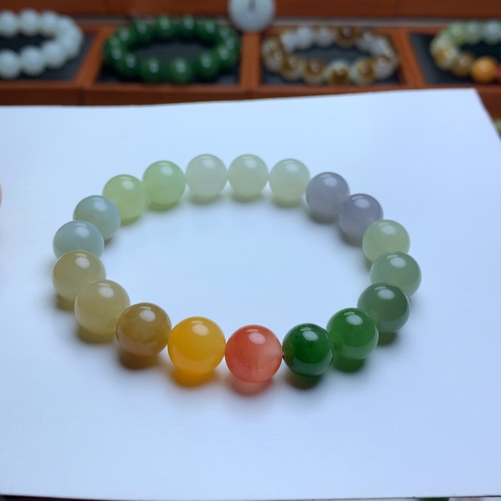 和田玉手串未镶嵌