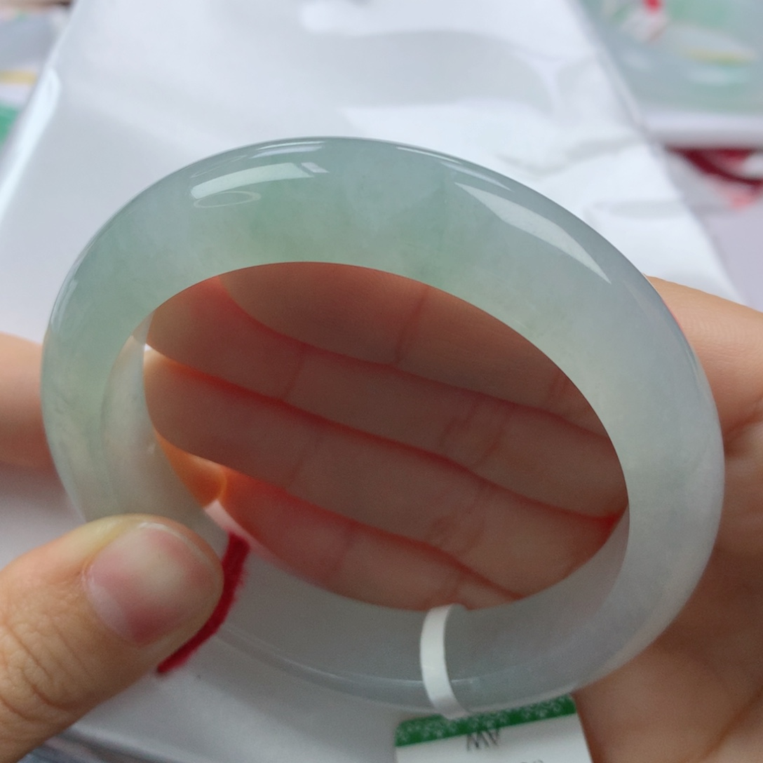 未镶嵌手镯翡翠缅甸天然翡翠A货56正