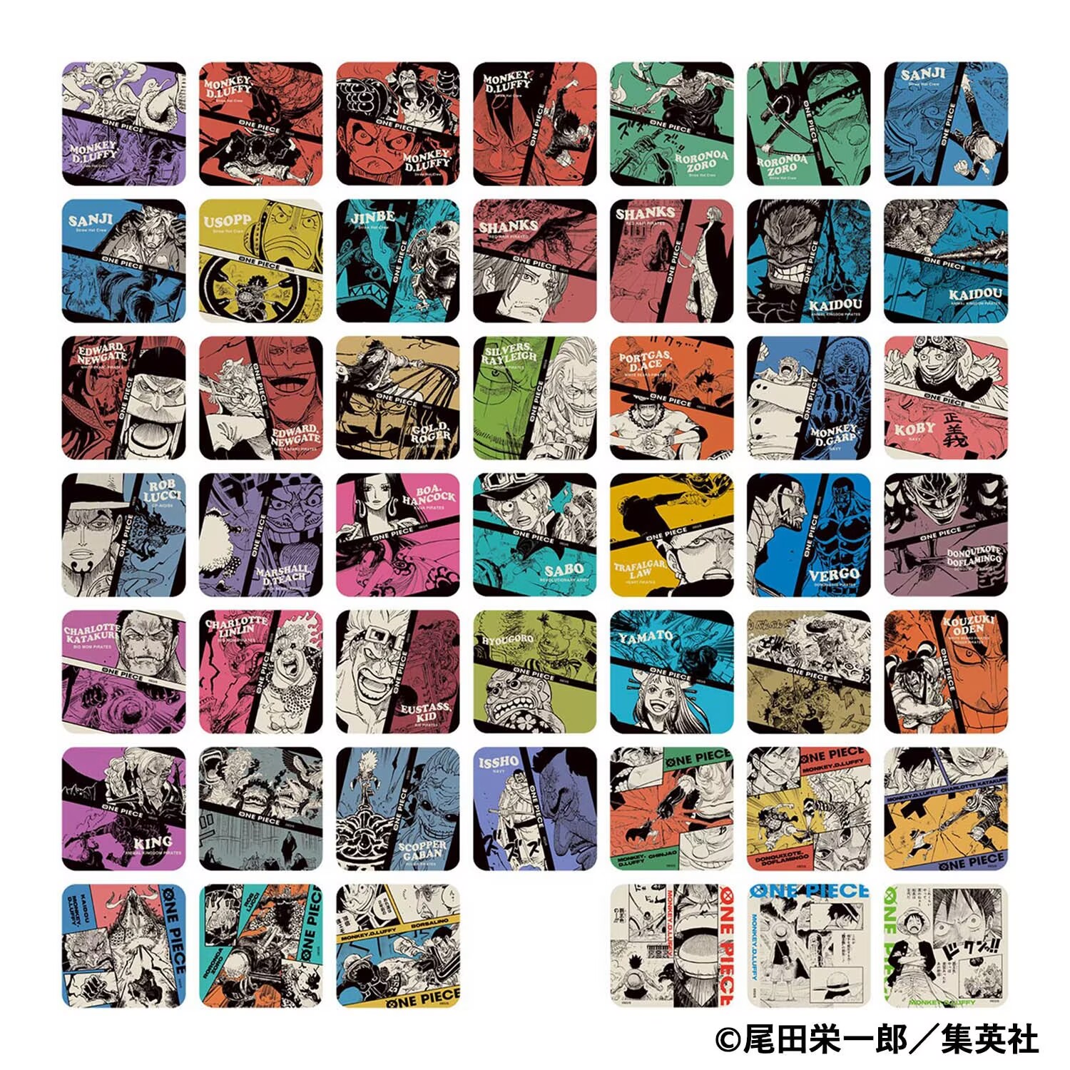 【海贼王】jf2026场贩海贼王原画杯垫盲抽
