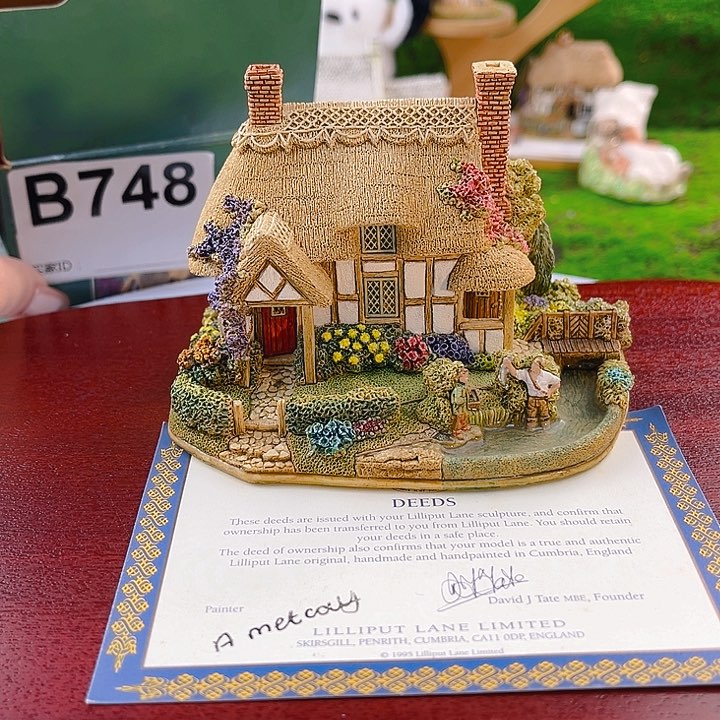 紫砂茶宠小房子微缩景观