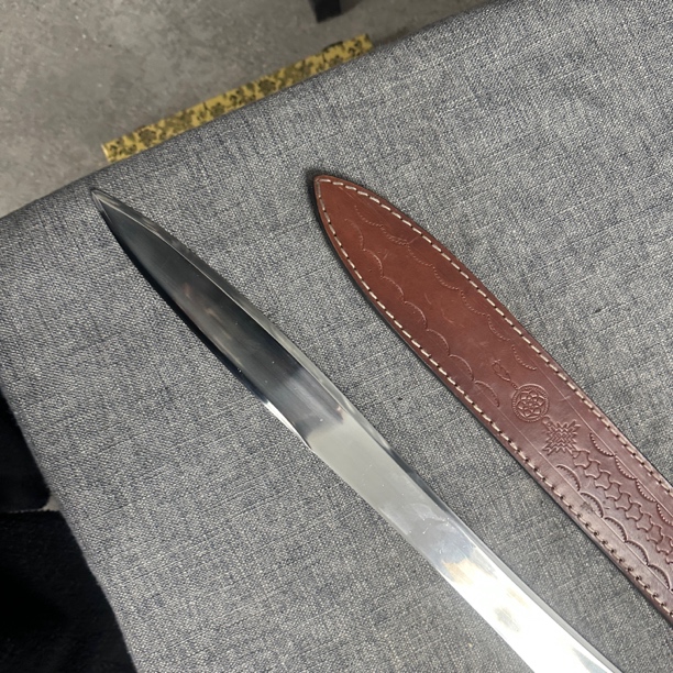 唐横刀龙泉昊天宝剑一体刀剑绣春刀锰钢唐剑刀具防身冷兵器未开刃