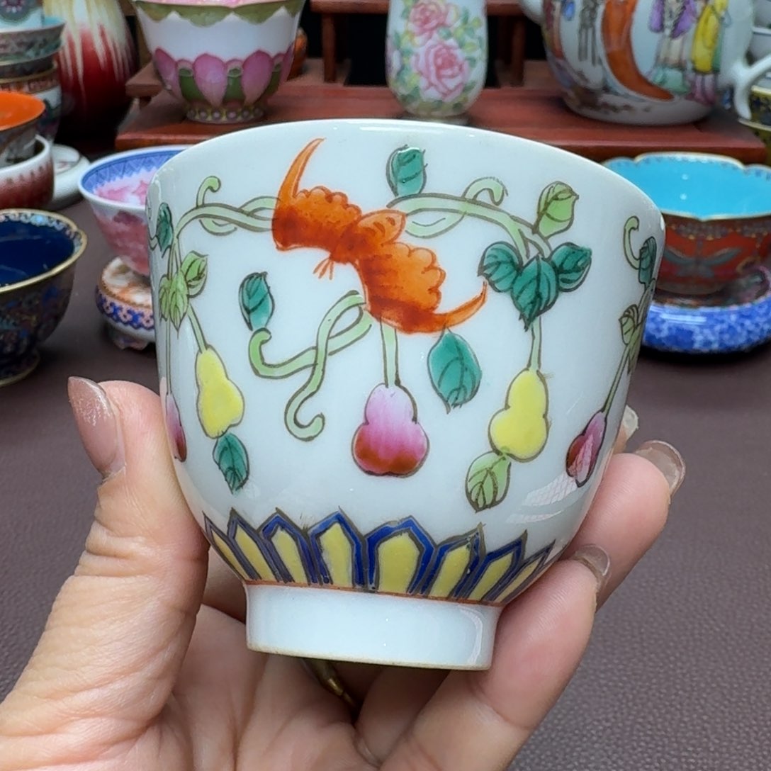 瓷片景德镇仿古手工制作精品展示