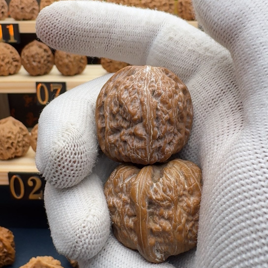 张***来核桃手串/手链文玩核桃光头强