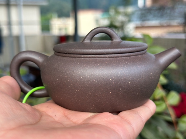 170CC黑紫泥大彬诗意 手工原矿紫砂壶 附光谱分析报告