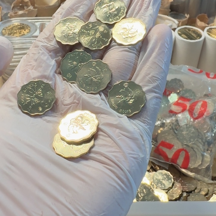 其他普通金属10枚，蝴蝶币，币