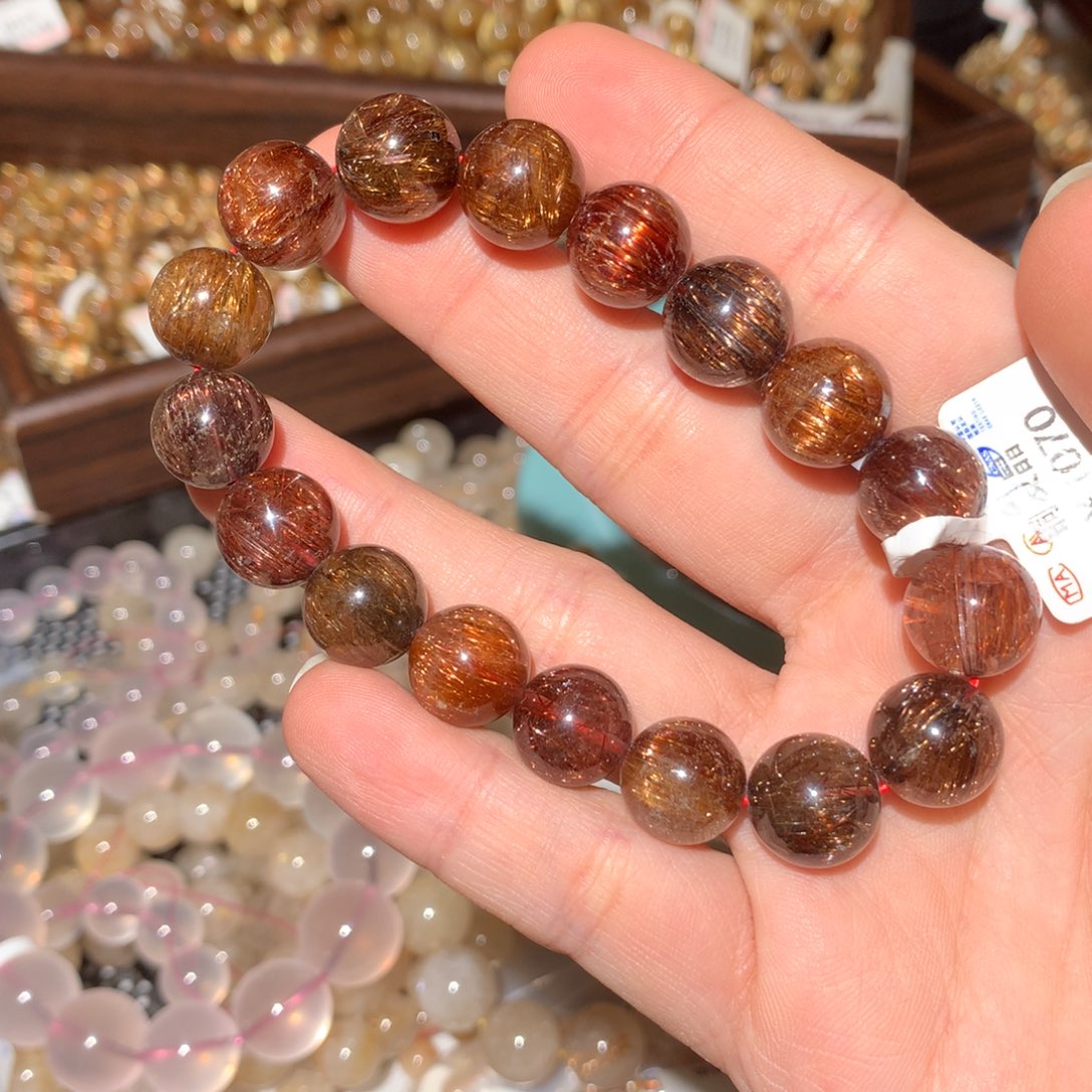 清***日水晶手链未镶嵌手链