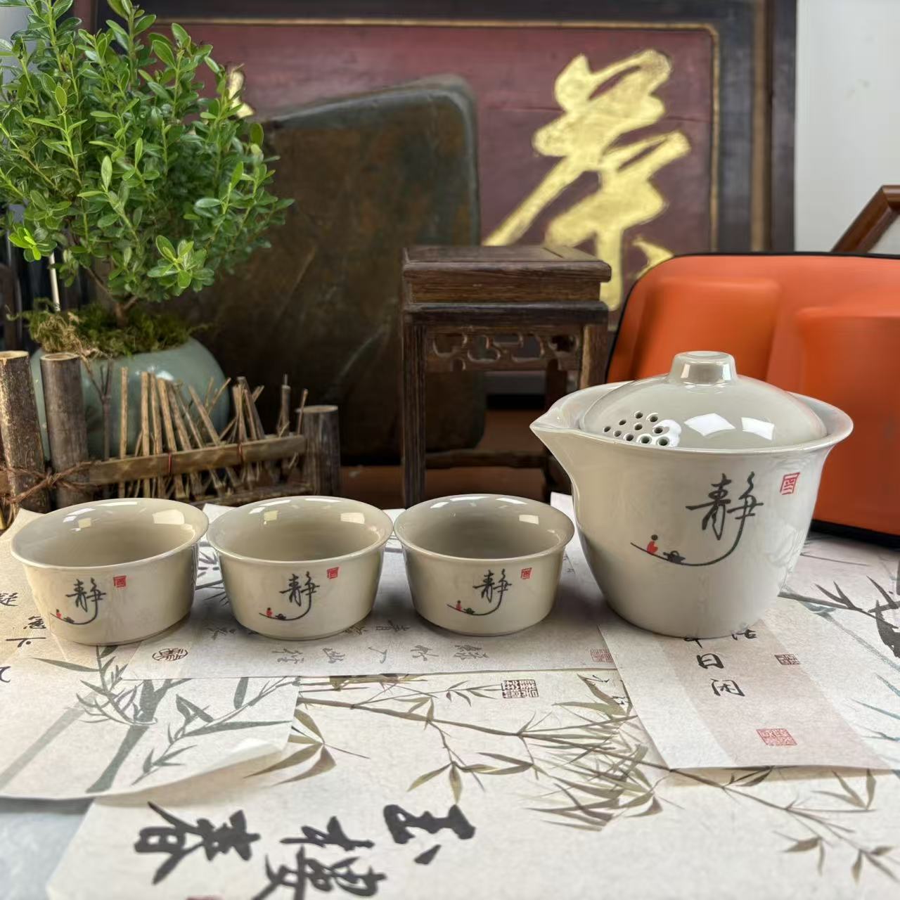 草木灰手抓壶-静旅行快客-5135-直播专享