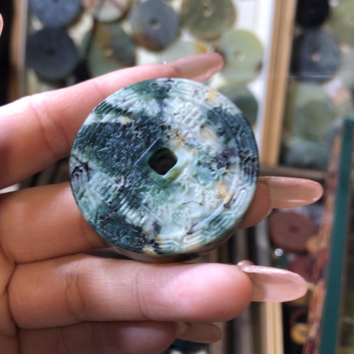 岫玉岫玉挂件未镶嵌