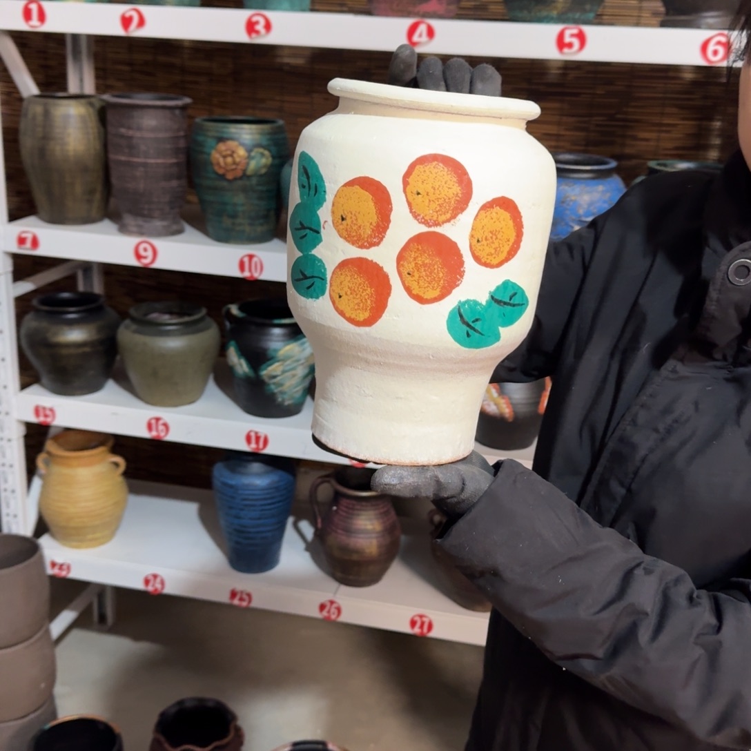 红陶红陶花盆炸炸炸