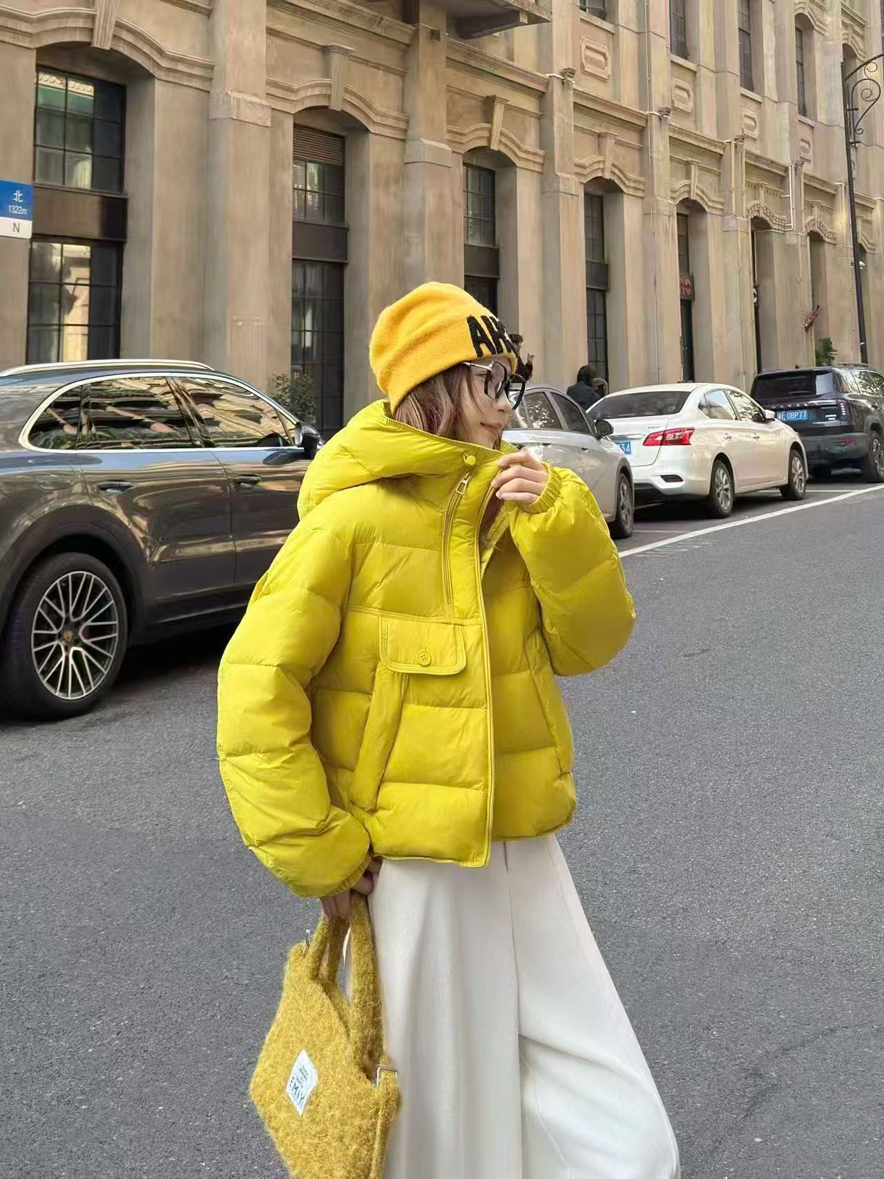 SHUSHU 年款百搭糖果色羽绒服