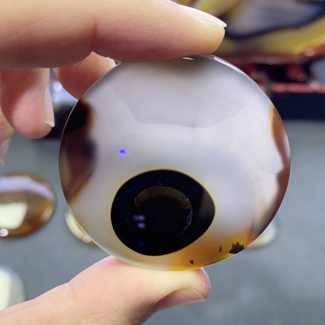 玛瑙/玉髓颈饰未镶嵌编号30 瑕疵