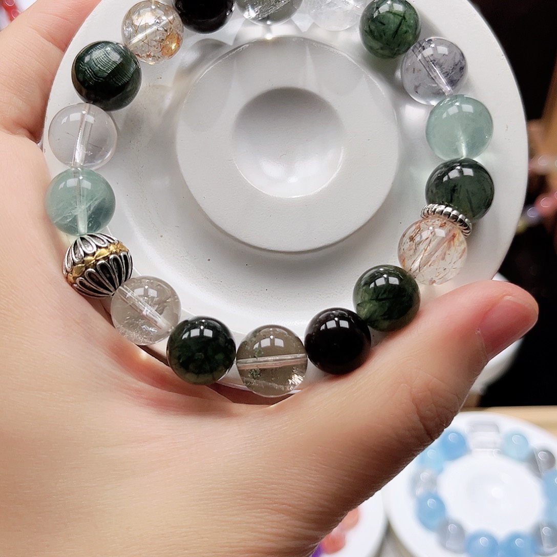 水晶未镶嵌手链天然水晶