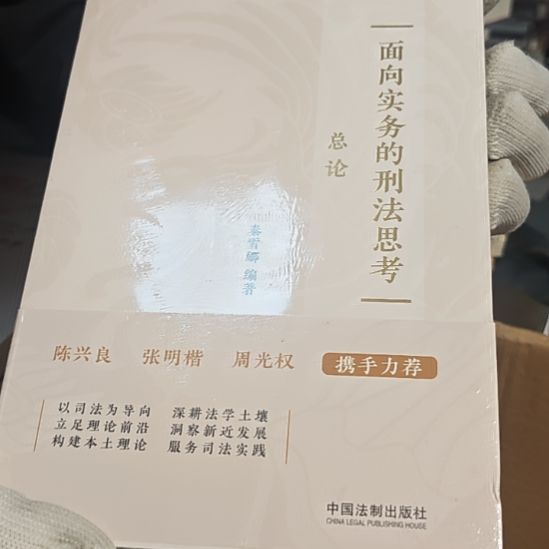 面向实物的刑法思考总论