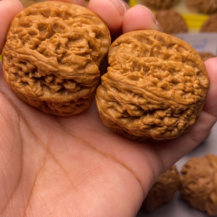 文玩核桃把件粗筋