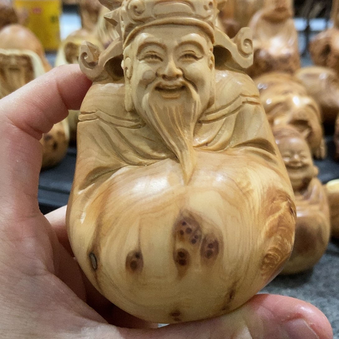 柏木（崖柏）留疤财神