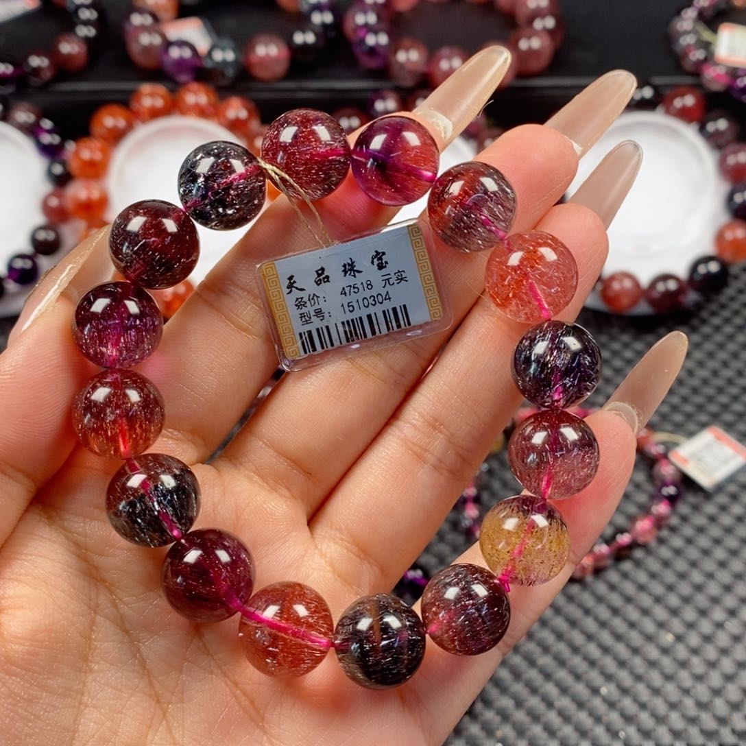 水晶手链未镶嵌稀有色1510304