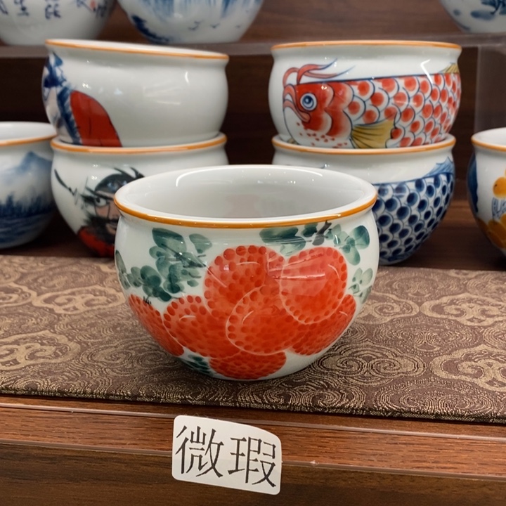 釉下老陶泥手工绘制