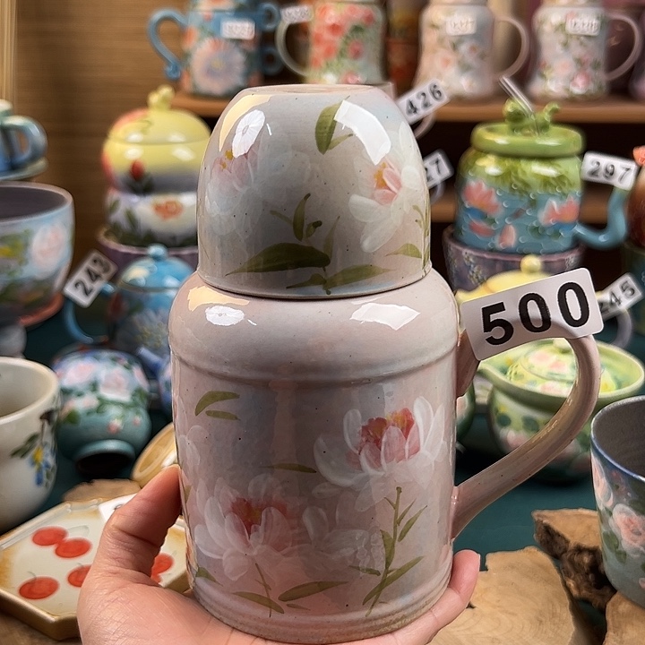 杯景德镇陶瓷手绘作品500