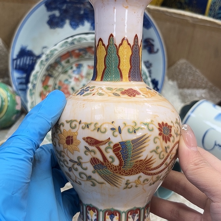 瓷片瓷器摆件 瓷器摆件