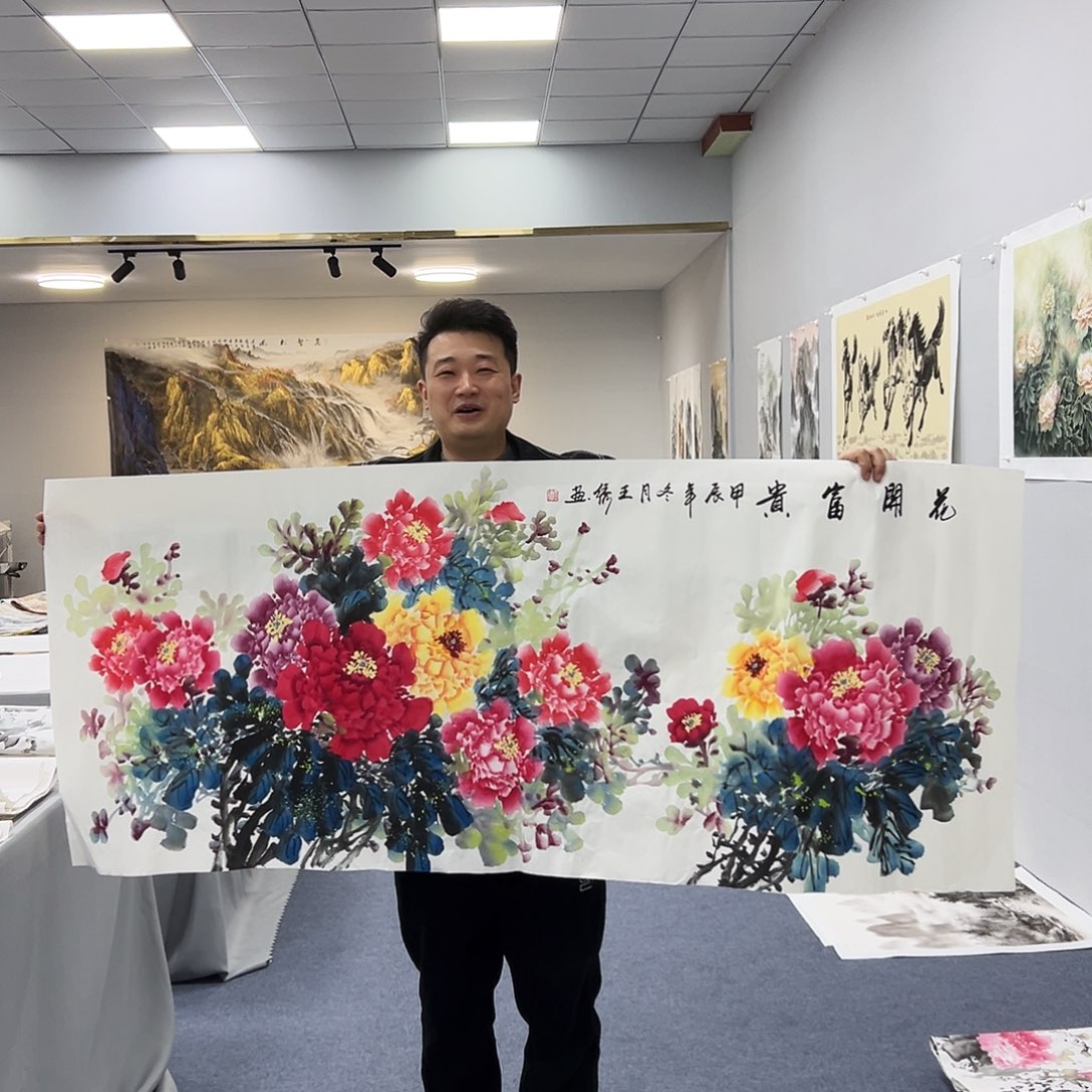 国画国画作品宣纸纯手绘