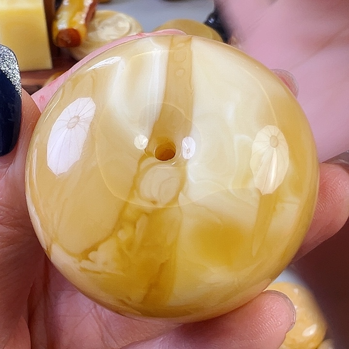 蜜蜡颈饰未镶嵌蜜蜡
