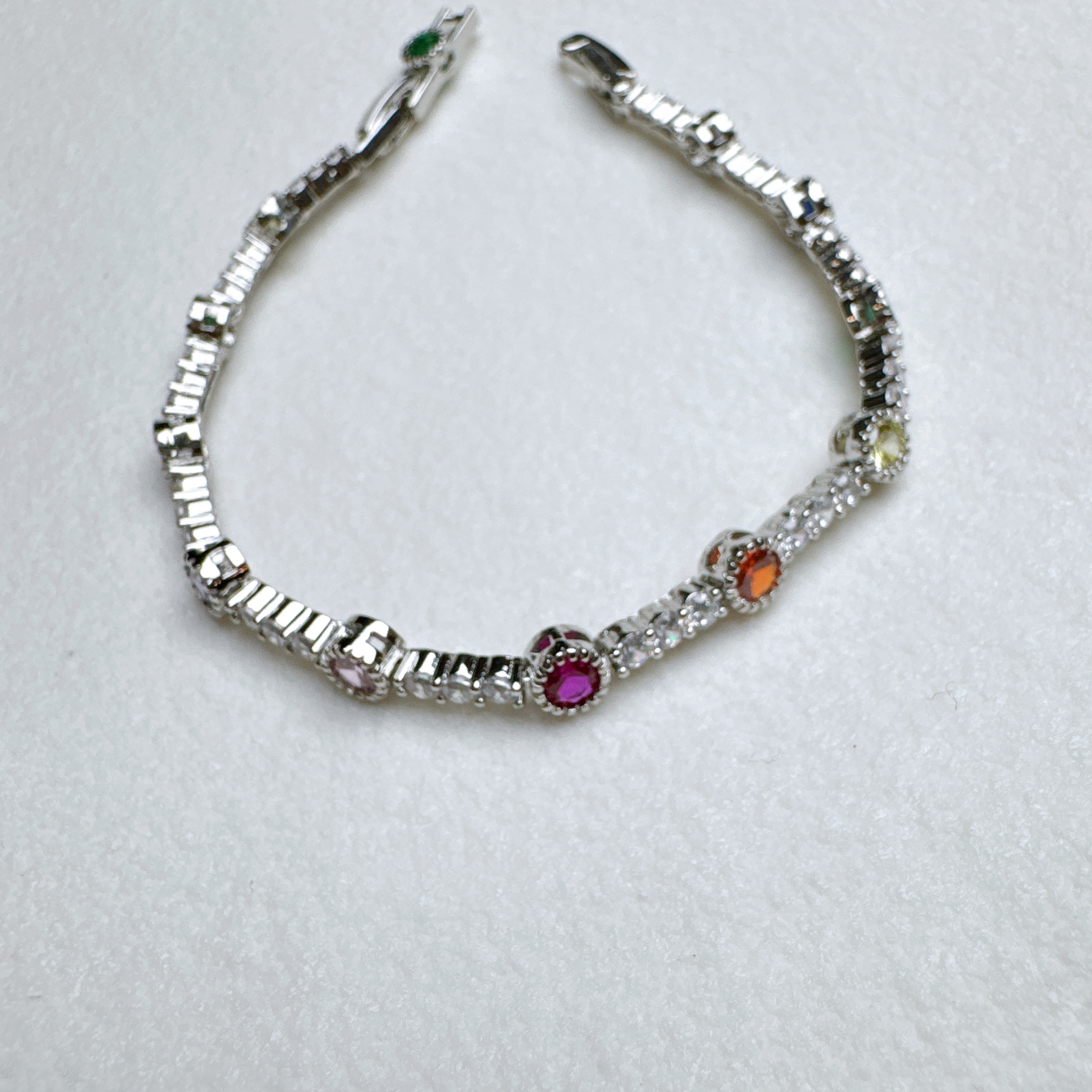 铜合金锆石手链 【雨桐高奢饰品】手链LWW289U7