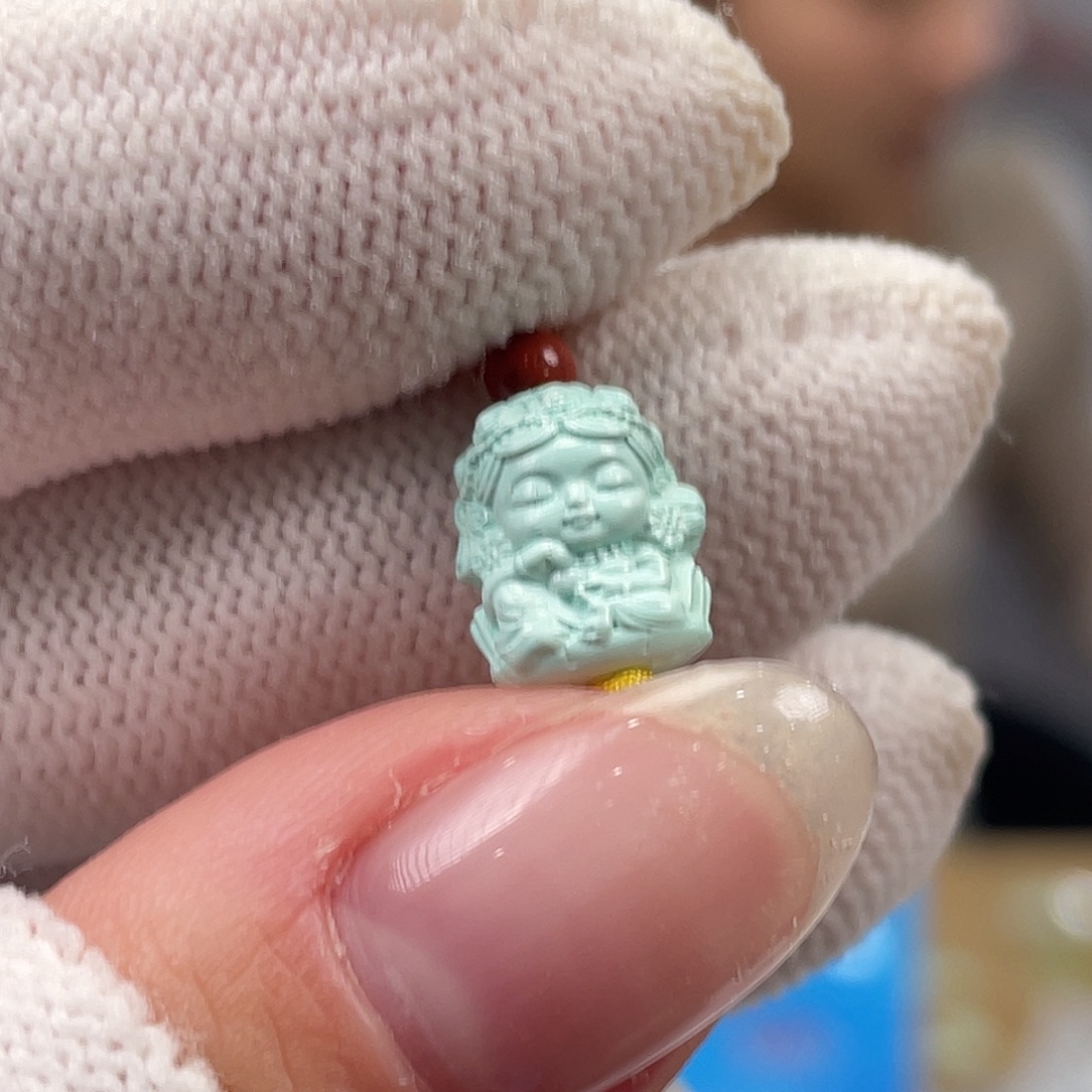 绿松石未镶嵌挂件