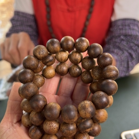 沉香手串装勺子存放料14克卡1.4多样性发1条