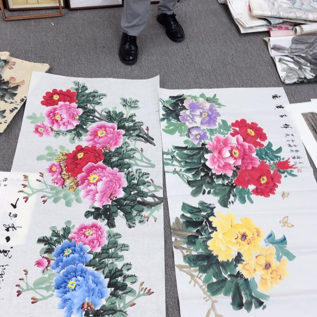 国画国画作品多次
