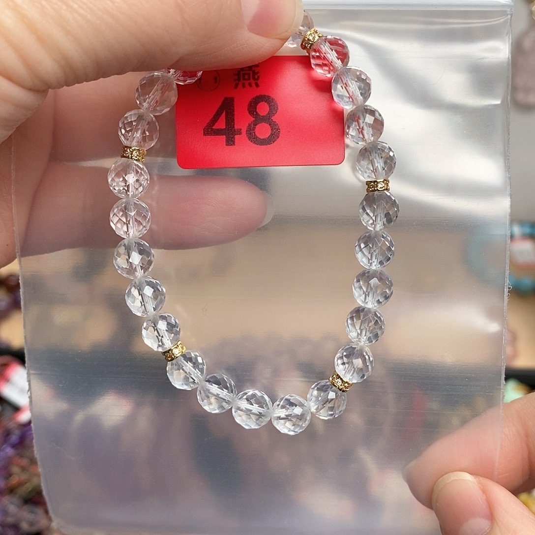 水晶手链未镶嵌多样性发一